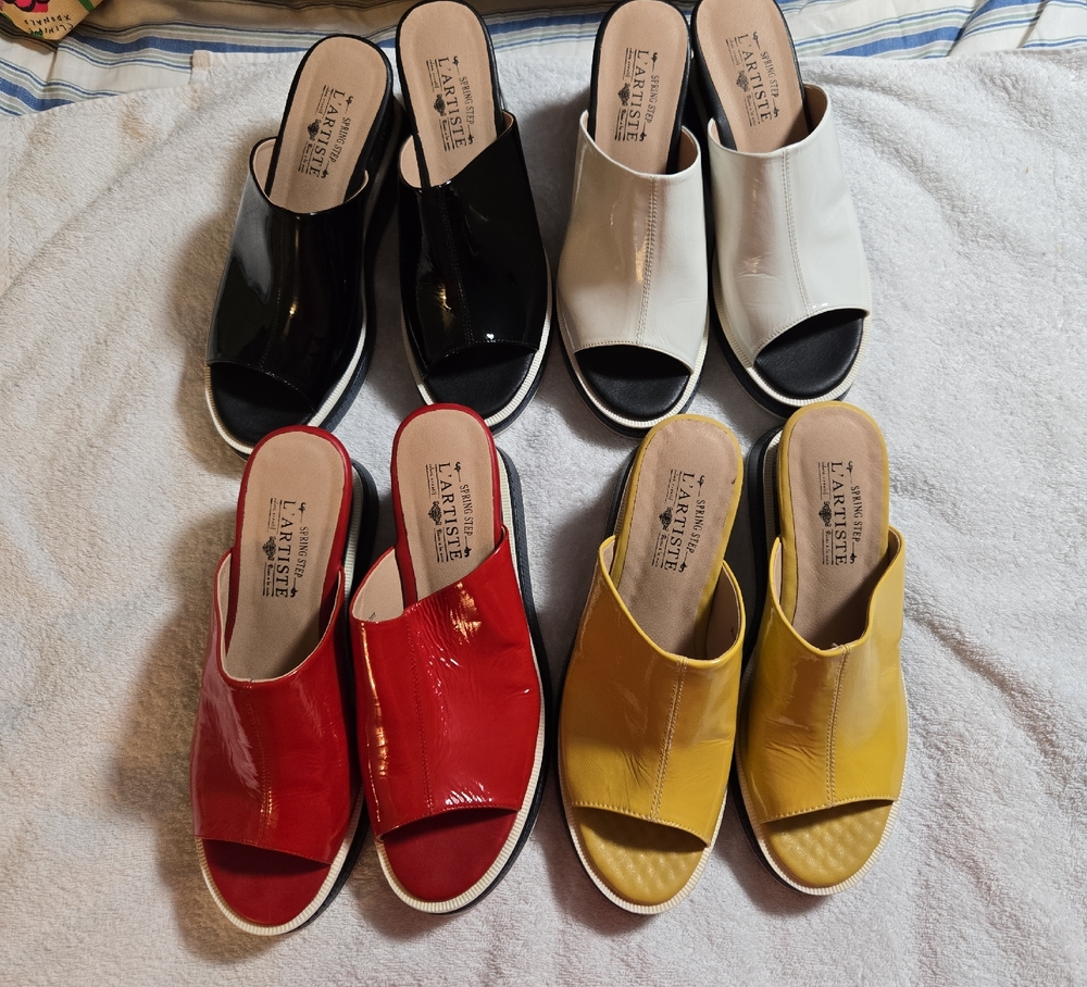L'Artiste Spring Step Shiny SmoothGenuine Leather Comfort  I LOVE THESE 😍💯